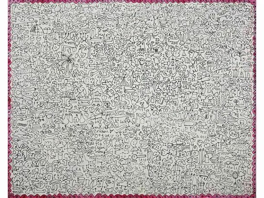 Yunizar (b. 1971), Untitled, 2014, Acrylic on canvas, 200 x 250 cm. (78 3/4 x 98 3/8 in.), Copyright the Artist. Courtesy Ben Brown Fine Arts, London