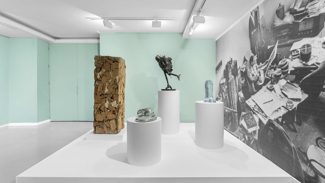 César, César, at first glance, vue de l'exposition. Avec l'aimable autorisation d'Almine Rech