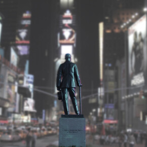 Mioon, Statue Number (New York), 2010. HD Video 2-30min, dimensions variable, Edition of 5, image Courtesy of the Artist and Hanmi Gallery