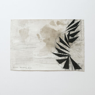 Fonderia, 2015, tecnica mista su carta, cm 52x75. Crediti: Andrea Musicò