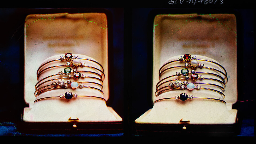 True colors. Farbe in der fotografie von 1849 bis 1955, kunstwerk in der ausstellung. Mit freundlicher genehmigung des Albertina Museums