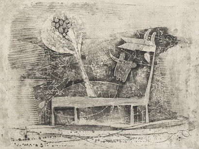 Johnny Friedlaender, Chevres, 1954. Courtesy of Galerija Božidar Jakac