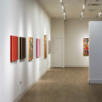 Osvaldo Mariscotti, Into the valley, exhibition view. Courtesy of Upsilon Gallery