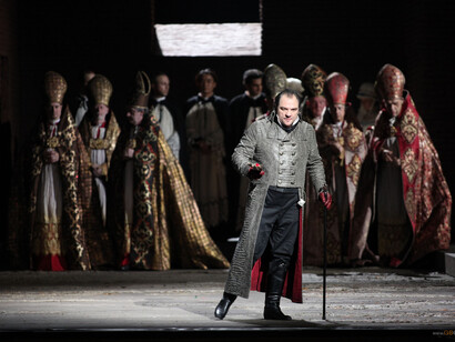 Una scena della Tosca
