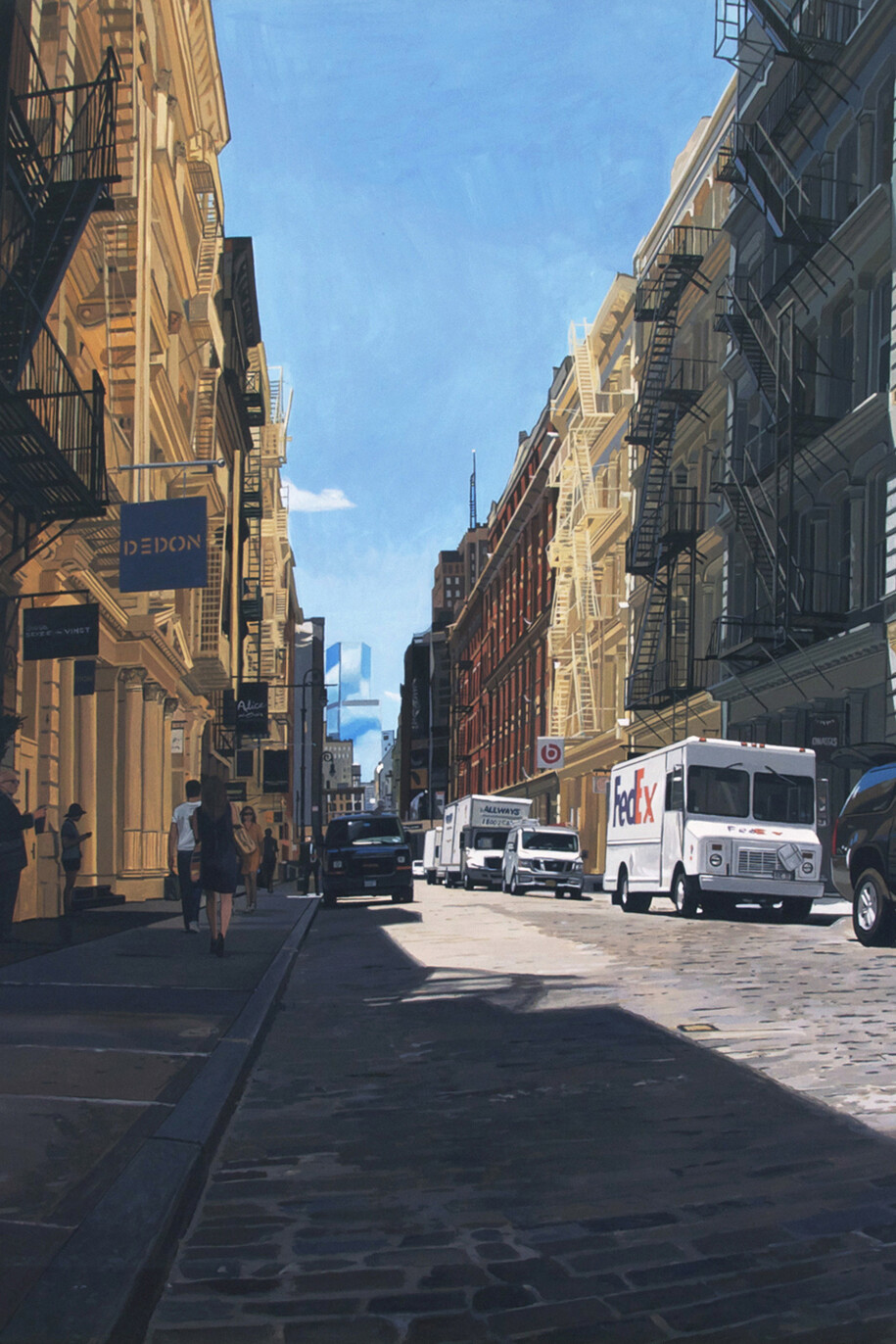 Luis Perez, Greene Street, Soho II (detail)