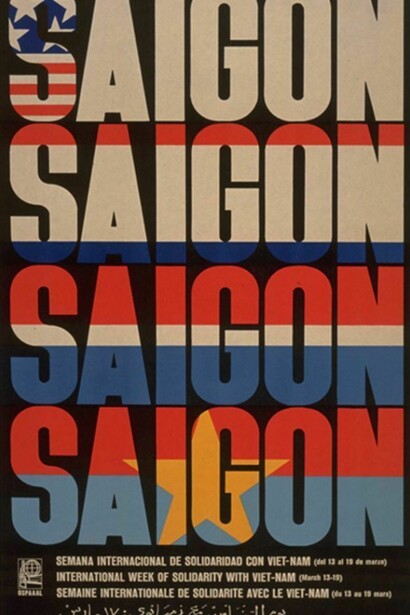 Rene Menderos, Saigon - Week of solidarity with Viet Nam, 1970