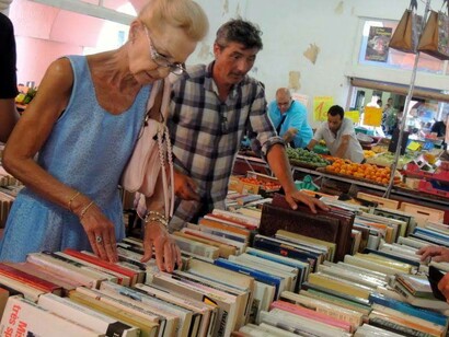 Libri al mercato di Forville, ph A.M. Speltra