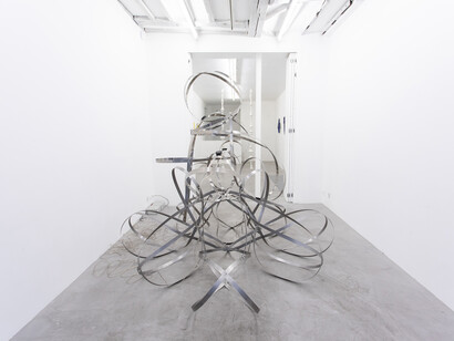 Michelangelo Penso, Magnetic nanoparticles genesis, exhibition view. Courtesy of Alberta Pane Gallery