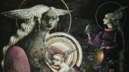 Octavia Monaco, La sorgente della vita, particolare