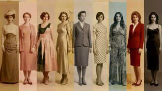 Evoluzione della moda e delle silhouette femminili tra il 1900 e il 1999