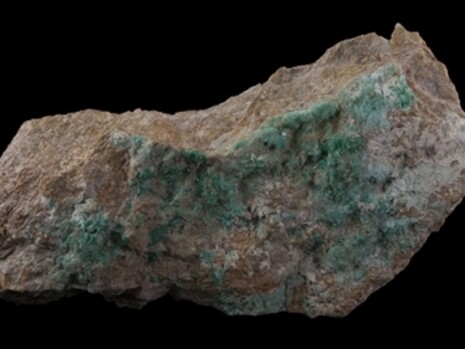 La bellingerita es un yodato de Cu hidratado muy raro, exclusivo de la mina de cobre más grande del mundo.Chuquicamata, Calama, El Loa, Antofagasta, Chile 
