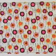 Fumiko Toda, Woman: Target (2022), etching and hand coloring , 18.5x22.5 inches. Courtesy of SEFA