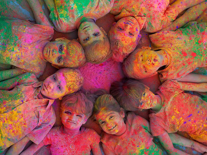 Festival de Holi, Nepal. Una celebración para todas las edades