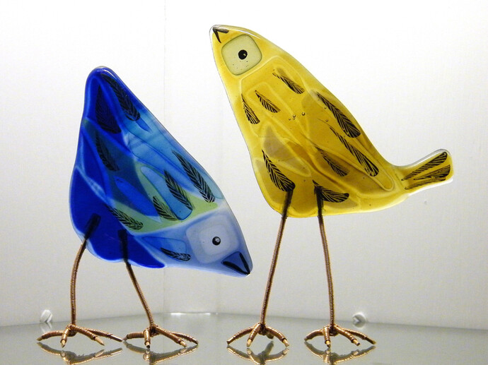 Emma Butler-Cole Aitken, Two glass birds
