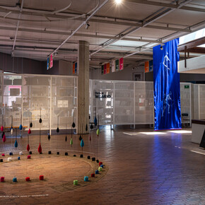 Julieth Morales, Namui nu pirꝋ [Our territory], exhibition view. Courtesy of MAMBO