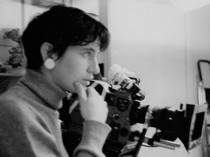 Giulia Ciniselli al lavoro nel 1988