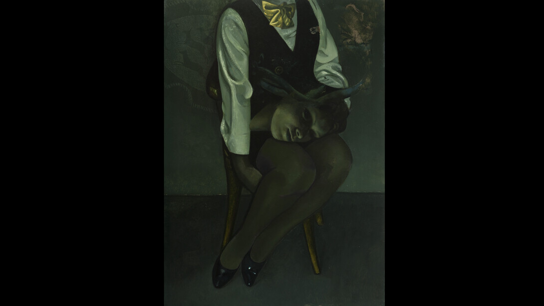 The Chandler with Gauguin's Evil Spirit, 2014
El Candelero con el espíritu maligno de Gauguin Óleo sobre tela / Oil on canvas
Colección / Collection Michael Elmenbeck