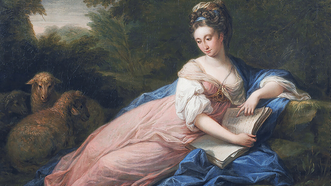 Mary Tisdal Reading, by Angelica Kauffmann, Joslyn Art Museum, USA