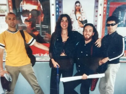 1999 Autori Tratti Italiani_ Davide Bramante,Loredana Longo, Paolo Angelosanto e Francesco Impellizzeri.