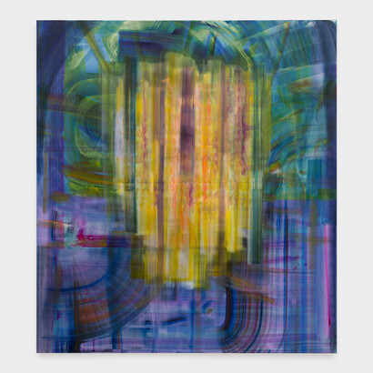 Ben Tong, Silent Rose of the Sun, 2023. Oil on canvas, 73 x 66 in (185.4 x 167.6 cm). Courtesy of the artist and Night Gallery