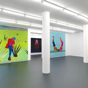 Florian Krewer, Strike the dust, exhibition view. Courtesy of Michael Werner Gallery