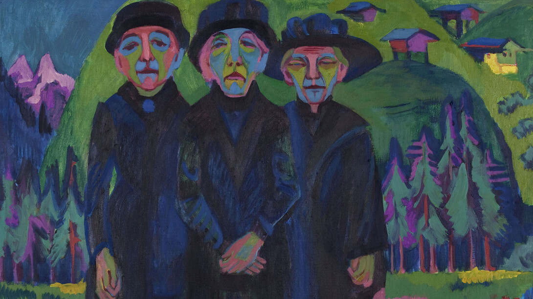 Ernst Ludwig Kirchner, The three old women, 1925/1926. Mit freundlicher genehmigung des Kirchner Museums