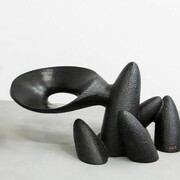 Wendell Castle, Wind Cries, 2013, Stained Ash with Oil finish, H83 L176 W106 cm, unique