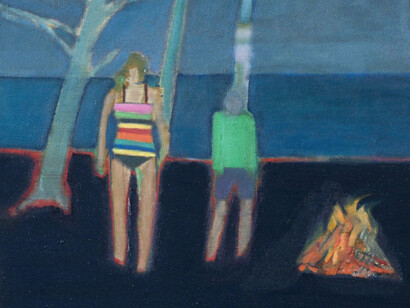 Tom Hammick Night Animals. Courtesy of Flowers Gallery