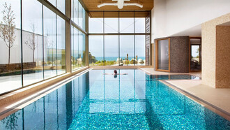 The swimming pool at The Scarlet