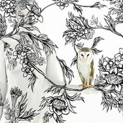 Emma Hack, Owl on Bouquet, C-Print, 2013, © Emma Hack, courtesy Rebecca Hossack Gallery