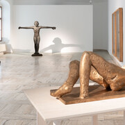 Various artists, Grey gold: touching, exhibition view. Courtesy of the Bratislava City Gallery