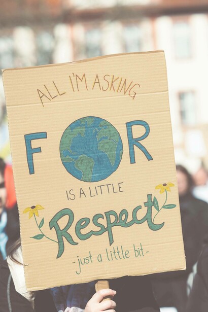 Protesting for the sake of the planet