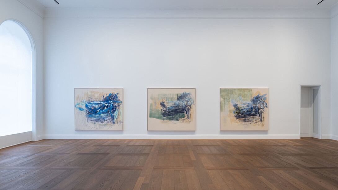 Rita Ackermann, Doubles, exhibition view. Courtesy of Hauser & Wirth Gallery