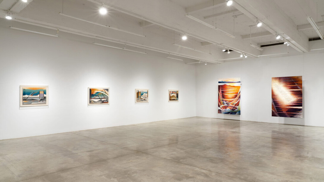 Lee ShinJa, Weaving the dawn, exhibition view. Courtesy of Tina Kim Gallery