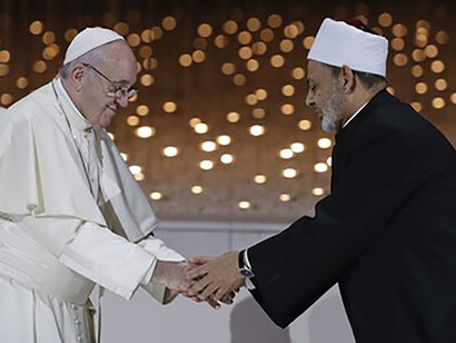 Pope Francis and Grand Imam of Al Azhar 