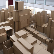 Antony Gormley, What holds us, vista della mostra. Cortesia di Galleria Continua