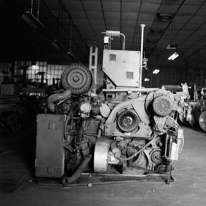 Senza titolo- Dalla serie “Museum of Machines”, 2013. Archival pigment print, 38 x 38 cm. Courtesy of the artist and Frith Street Gallery, London, © Dayanita Singh
