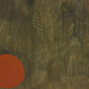 Joan Miró, Peinture-poème (Musique, Seine, Michel, Bataille et moi) (detail), (1927). Courtesy of the Museum Boijmans Van Beuningen