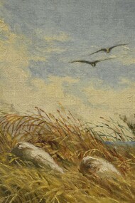 "Valle de los conejos", óleo sobre lienzo, Ezequiel Jiménez, 1925