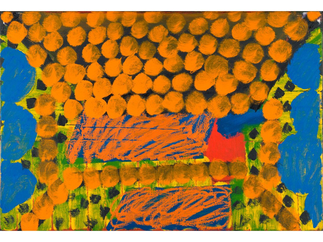 Howard Hodgkin, The Studio of Jamini Roy, 1976–79, Government Art Collection © Howard Hodgkin. Courtesy Gagosian Gallery © image: UK Government Art Collection
