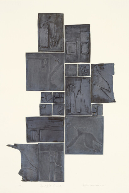 Louise Nevelson, Night sound, 1970. Courtesy of Pace Prints Gallery
