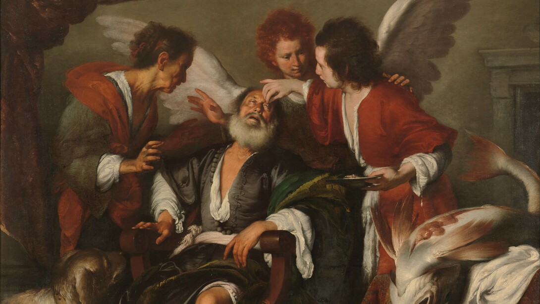 Bernardo Strozzi, Tobia cura la cecità di suo padre