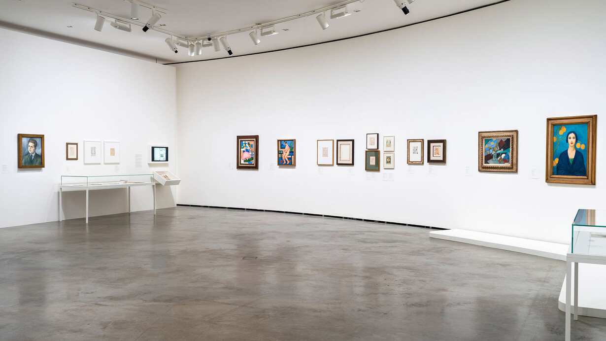 Tarsila do Amaral, Pintando el Brasil moderno, vista de exhibición. Cortesía del Guggenheim Museum Bilbao