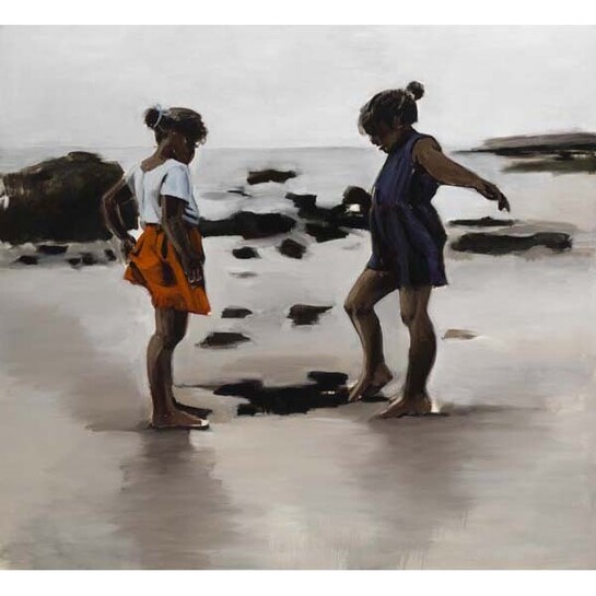 Lynette Yiadom-Boakye, Condor and the Mole, 2011, Arts Council Collection, Southbank Centre, London © the artist