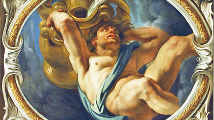 Jacob Jordaens,(1593–1678), Aquarius, oleo sobre tela, 1640, Luxembourg Palace, Luxemburgo