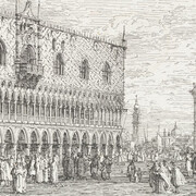 Giovanni Antonio Canal, called Canaletto, The Doge’s Palace, etching