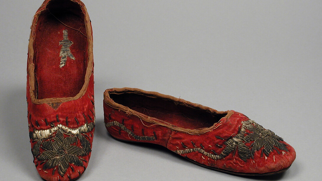 A pair of Ottoman children's slippers, 1860s-1880s