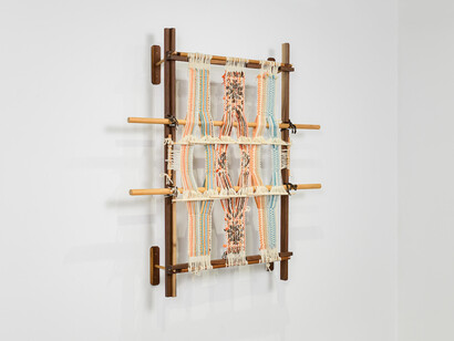 Kira Dominguez Hultgren, Our daily parenthetical, exhibition view. Courtesy of Eleanor Harwood Gallery