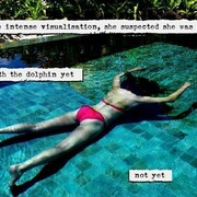 Linda Pyke, Big dreams small swimming pool, 2011, Medium Colour coupler print on Fuji Crystal, Archive paper, 13 x 18 cm, Image courtesy of Phillips
