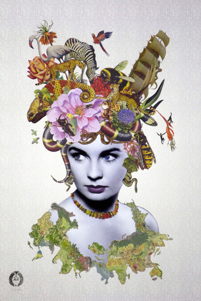 Maria Rivans, Lady Valentina, Screenprint, 57 x 81 cm